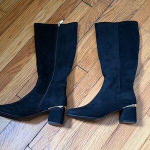 Jones New York Black Heeled Boots